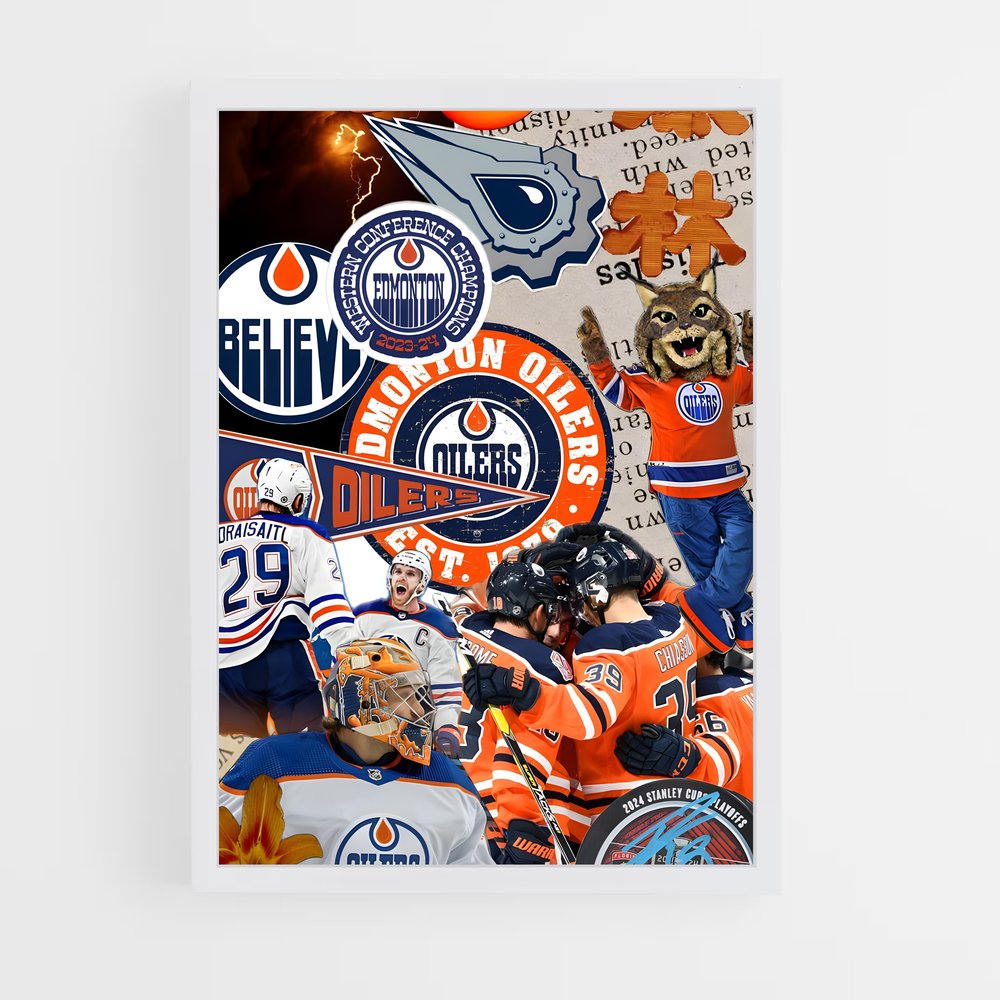 Poster Edmonton United – affiche Hockey sur glace (vue 3)